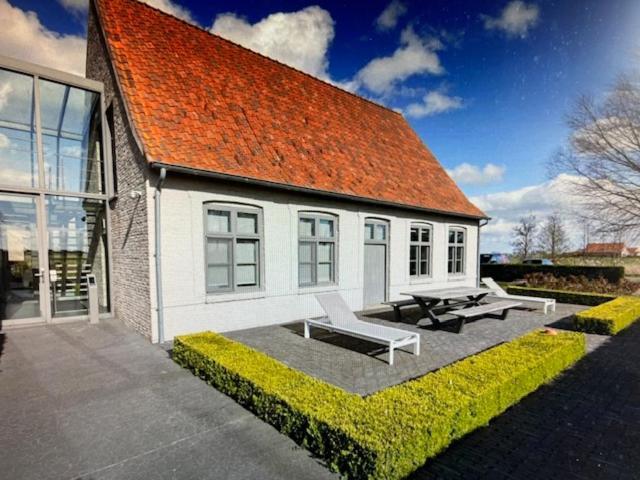 Schravenhoek Met Indoorzwembad En Sauna Вёрне Экстерьер фото